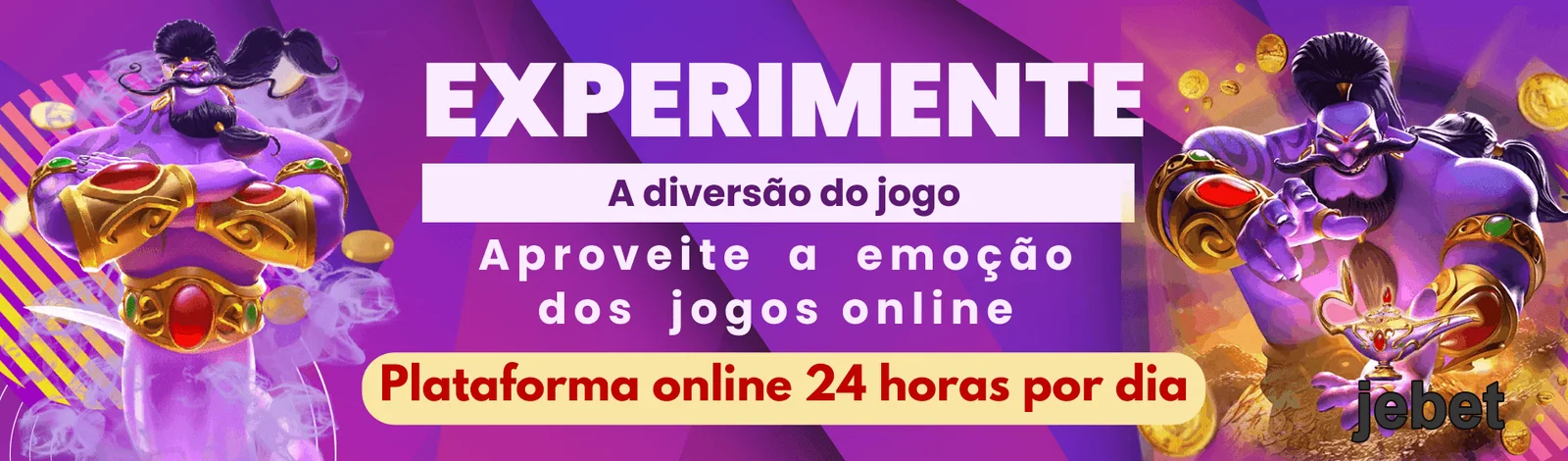 Personagem de jogo da jebet com moedas e fundo colorido.